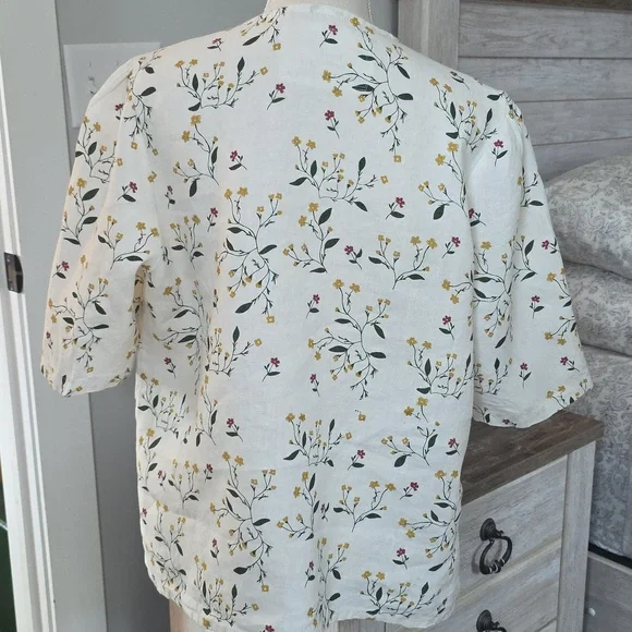 NOTperfectlinen ELMINA button-up linen shirt, Size XL - Picture 7 of 8